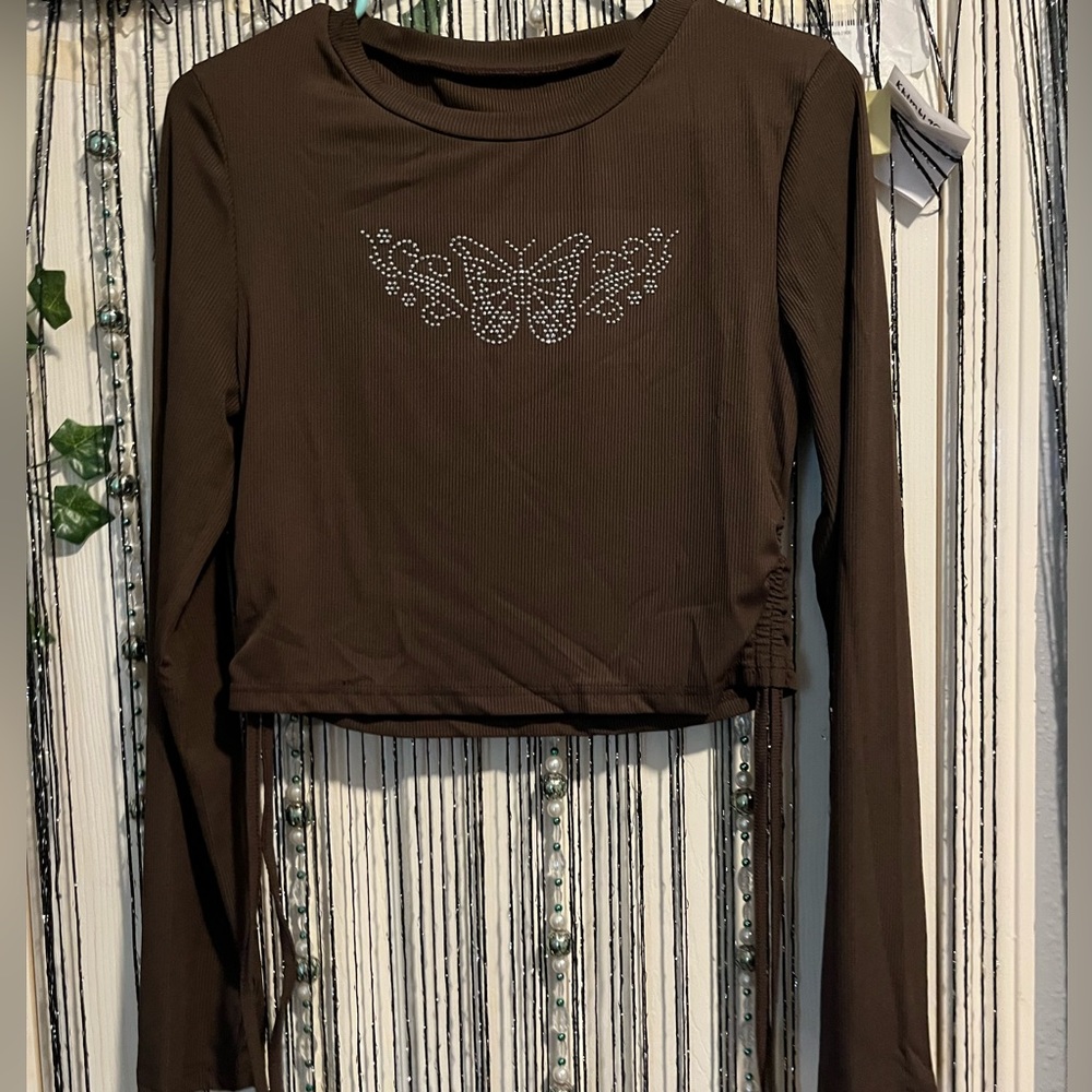 Butterfly beaded design
